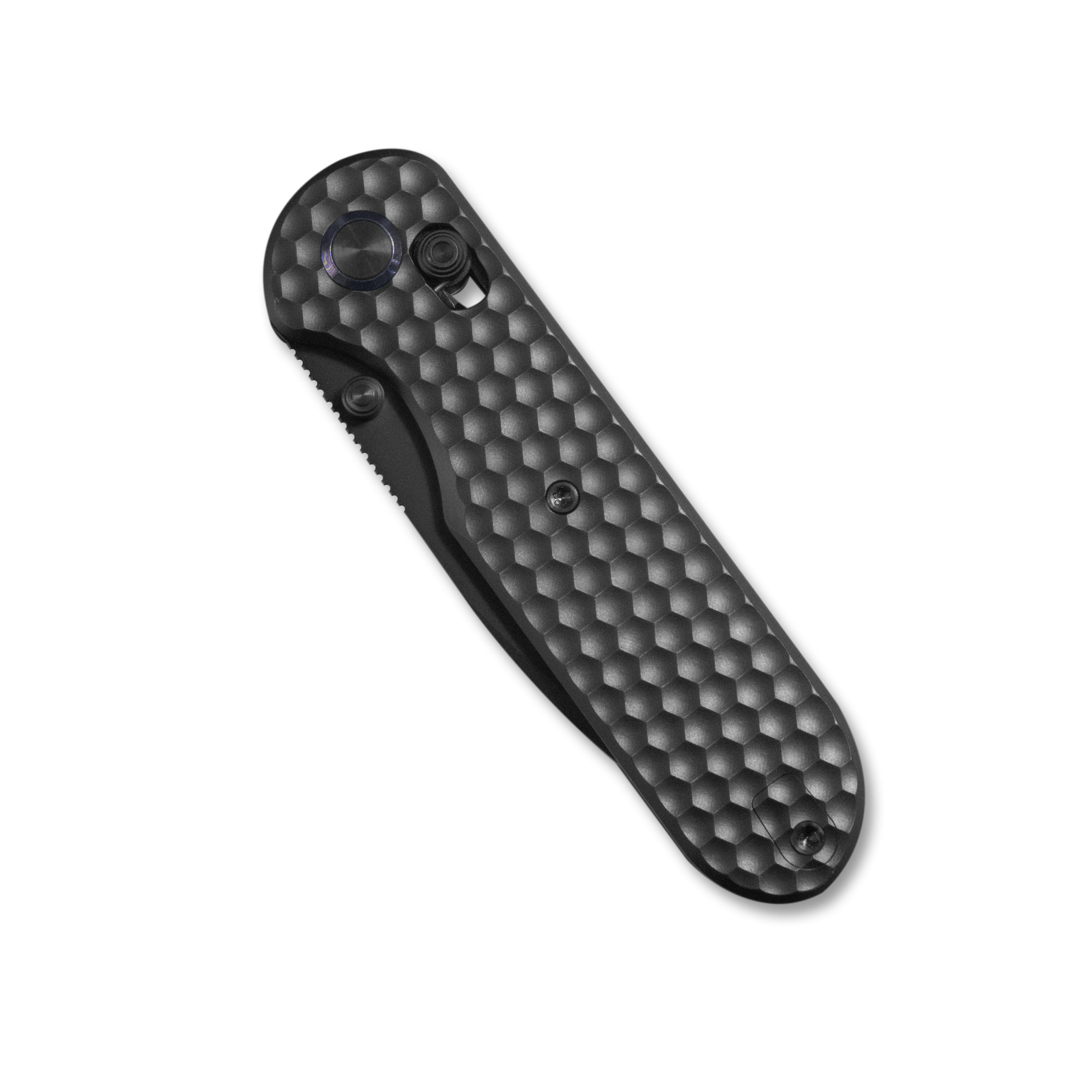 Geo knife Ethereal Cutter Axis lock Folding Knife Black 6AL4V Titanium Handle 3.0" Black DLC  Bohler M390 Blade GEO2402D