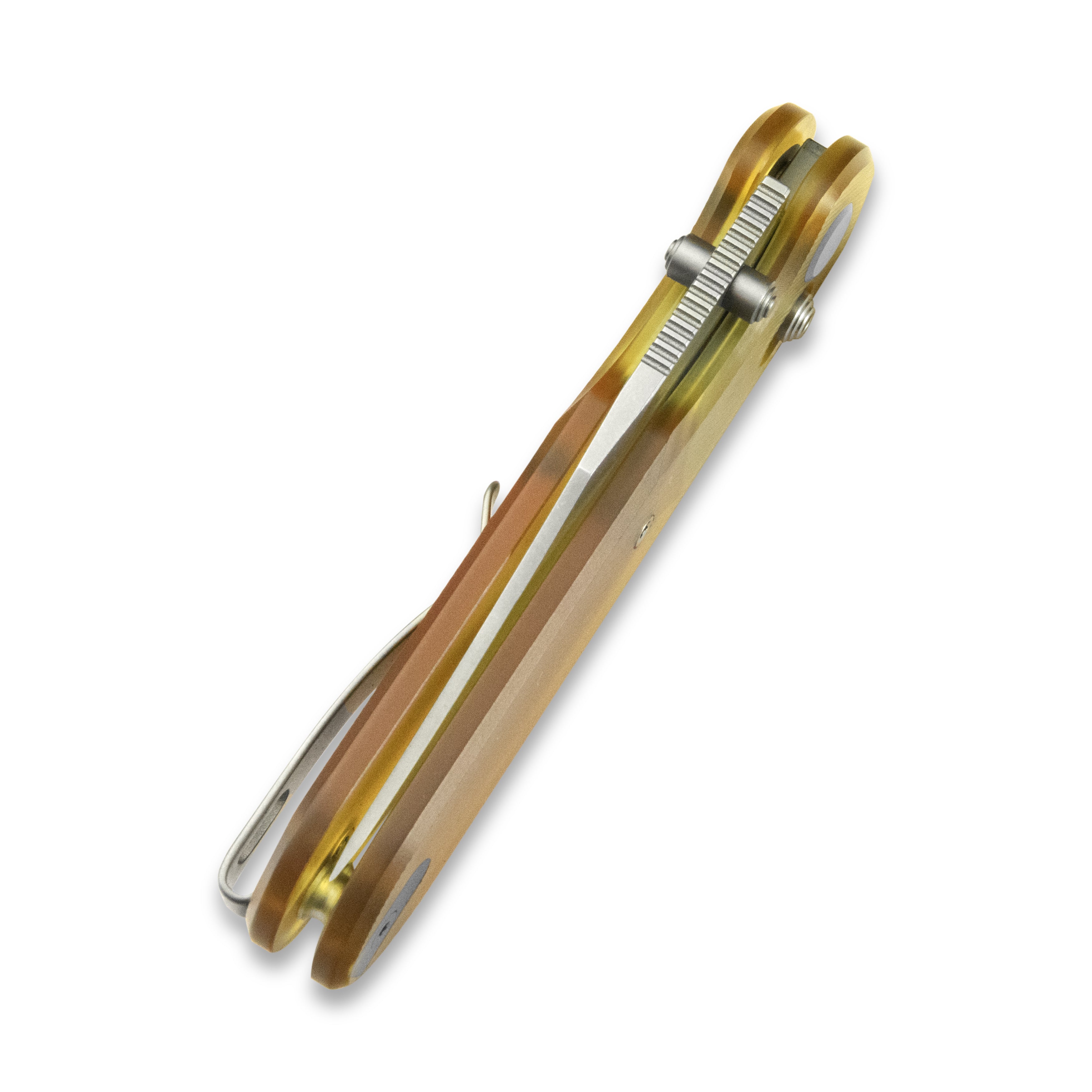 Geo knife Ethereal Cutter Axis lock Folding Knife Ultem Handle 3.0" Stonewash Bohler M390 Blade GEO2401E